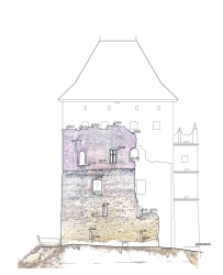 zamek Melsztyn wizualizacja