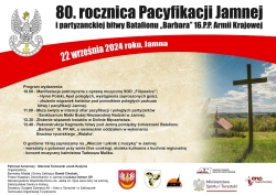 Czytaj więcej: Bogaty program uroczystości rocznicowych w Jamnej 