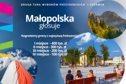 Czytaj więcej: Małopolska nagrodzi gminy z najwyższą frekwencją 