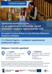 Czytaj więcej: LGD zaprasza na spotkania konsultacyjne 