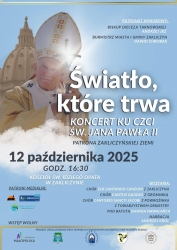 Czytaj więcej: „Światło, które trwa” – zaproszenie na wyjątkowy koncert w Zakliczynie 