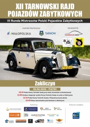 Czytaj więcej: XII Tarnowski Rajd Pojazdów Zabytkowych zawita do Zakliczyna, Filipowic i Melsztyna 